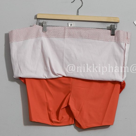 S.C. & CO Ladies' Skort Pull-On, Tummy Control Waistband In red - Picture 8 of 9